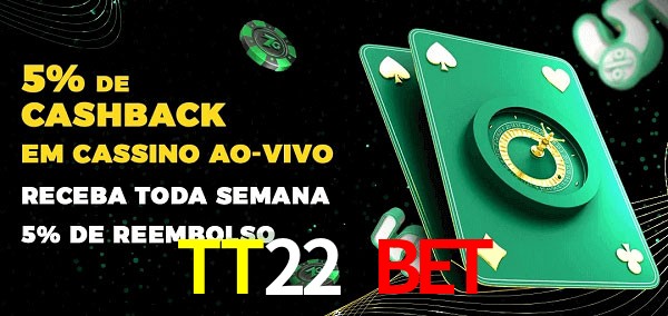 Promoções do cassino ao Vivo TT22 Bet
